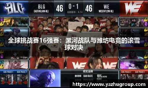 全球挑战赛16强赛：漯河战队与潍坊电竞的滚雪球对决